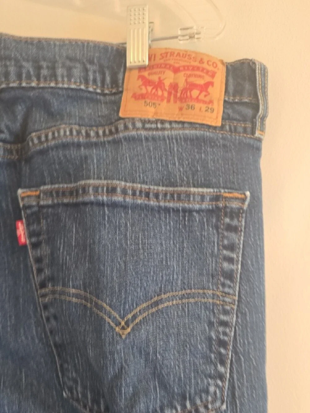 Levi's 505 Indigo Straight Men's Jeans